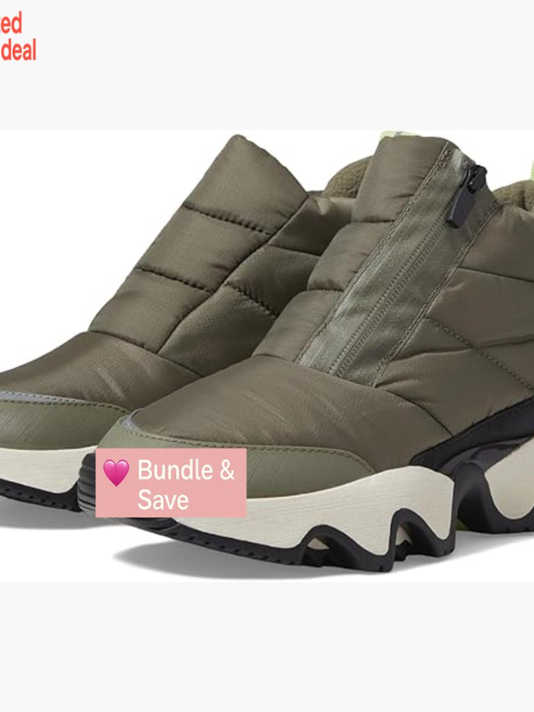 Waterproof Puffy Zip Boot 200g Insulation Snow Boot Mid-Calf